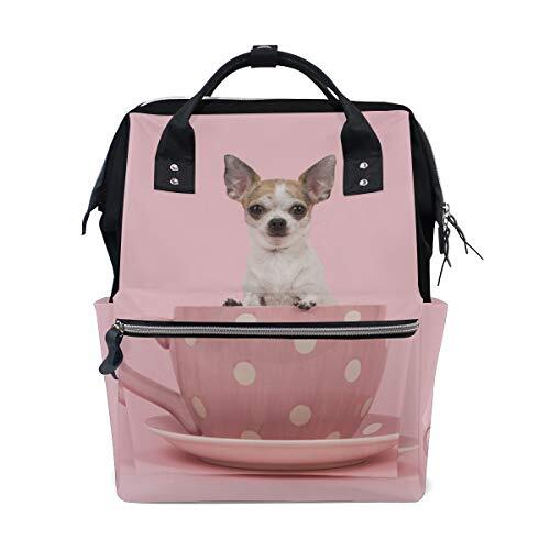 My Daily Chihuahua Hond Reizen Rugzak Luiertas School Casual Dagrugzak voor Vrouwen Tieners