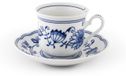 Karlsbader Porzellan tasse et soucoupe, 200 ml, Leander, Zwiebelmuster