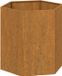 vidaXL Plantenbak Roestig 40x40x45 cm Cortenstaal