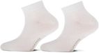 Yellow Moon Katoenen kinder sneakersokken – White – 27-30