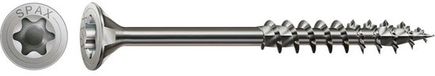 Spax Spaanplaatschroef 8x220mm Verzonken Kop TX-40 RVS A2 50st