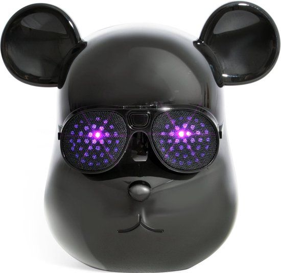 Ibiza Bear-sound, kleine accu bluetooth luidspreker met lichtgevende ogen