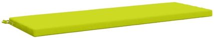 vidaXL Bankkussen SOEST 100% Polyester Helder Groen 140 x 50 x 5 cm
