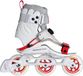 Powerslide Doop Urban 100 Unisexe Blanc/Gris/Rouge Patins de loisir