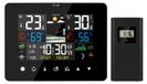 Merkloos Weerstation Weerstation - Draadloze buitensensor - Touchscreen met wekker - Hygrometer - Binnen en buiten