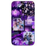 Maniacase Etui Samsung Galaxy j7 2018 BTS CONCEPT VIOLET