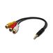 Lindy 35539 AV Adapter - 0.25 m - Zwart