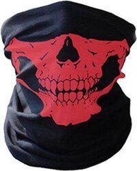 Jumada's - 3D Schedel Masker Rood - One Size - Unisex