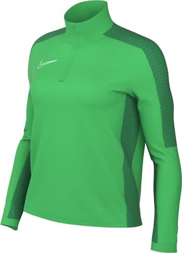 Nike Women's Long Sleeve Top - W NK DF ACD23 DRIL TOP - Green Spark/Lucky Green/White - DR1354-329 - L