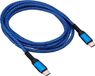 Akyga AK-USB-38 USB-kabel USB-C stekker, USB-C stekker 1.80 m Blauw