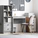 Maison Exclusive - Bureau, couleur Sonoma gris, 70 x 40 x 76 cm