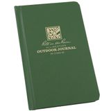 Rite in the Rain Hard Cover Book Outdoor Journal 1720G-M, 4 1/4" x 6 3/4", Green, Dot Grid