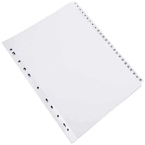 Q-Connect A4 1-50 Mylar Index