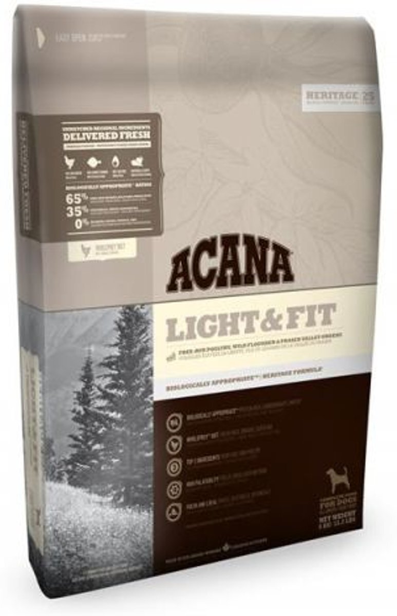 Acana Heritage Light & Fit hondenvoer 2 kg