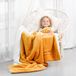 AmeliaHome Shleepy Deken - Oranje Jacquard 170x210 cm