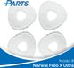 Narwal Freo X Ultra Dweilpads (4 Stuks, Plus.Parts® alternatief voor CP-PJ-A00087-00-00)
