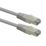 Roline patchkabel Cat.6 (klasse E), PoE, S/FTP (PiMF), grijs, 2 m