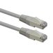 Roline patchkabel Cat.6 (klasse E), PoE, S/FTP (PiMF), grijs, 2 m