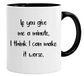 Ik kan het erger maken | Werk Office Mok & Gift Box Set Vaders Dag Cup Cadeaus van Dochter of Zoon | Geschenken voor vaders Verjaardag | Kerst Mokken papa Mijn Vader of Broer Gift | Work Cup