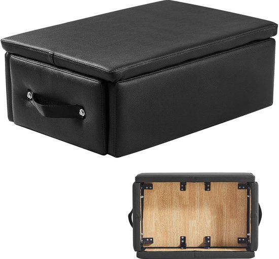 VEVOR Pilates Box voor Reformer Pilates-Apparatuur Accessoires voor Oefeningen Zwart