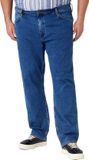 Wrangler Heren Jeans Broeken GREENSBORO regular/straight Fit Blauw 44W / 32L Volwassenen