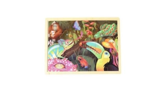 Simply for Kids 36157 Houten Puzzel Regenwoud