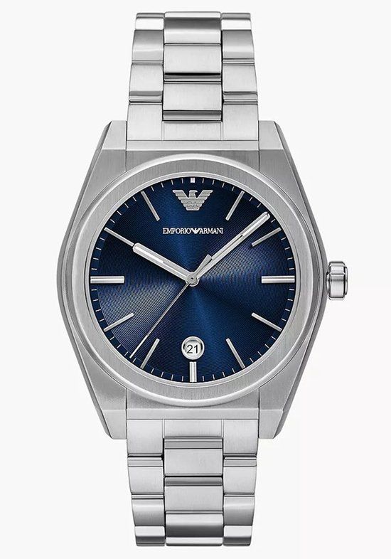 Emporio Armani Federico AR11620 Heren Horloge - Zilverkleurig - 41 mm