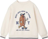 Vertbaudet Sweater met ronde hals jongen ecru maat 116