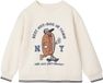 Vertbaudet Sweater met ronde hals jongen ecru maat 116