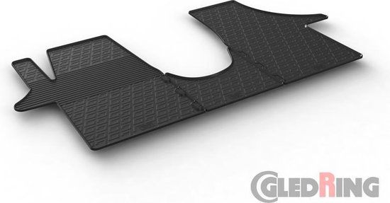 Gledring Rubbermatten Volkswagen Transporter T5/T6 (TK Profiel 3-delig)
