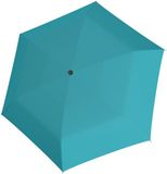 Doppler Fiber Havanna uni Zak paraplu 22 cm - 92cm Diameter - aqua blue