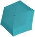 Doppler Fiber Havanna uni Zak paraplu 22 cm - 92cm Diameter - aqua blue