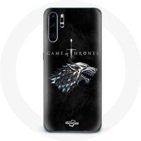 Maniacase Hoesje voor Huawei P30 Pro Game of Thrones Seizoen 8 De IJzeren Troon Huis Stark Logo Winter is coming