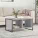 vidaXL Salontafel Grijs Sonoma 80 x 50 x 40 cm Bewerkt hout