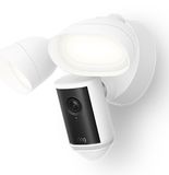 Ring Ring-camera met schijnwerpers Pro (Floodlight Cam Pro, nieuwste generatie) | Beveiligingscamera voor buiten | Retinal 4K, Zoom 10x, 2000 lumen | Gratis Ring-proefabonnement van 30 dagen