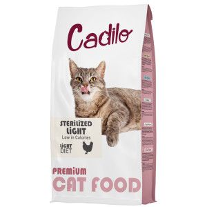 Cadilo Sterilised Light - premium kattenvoer 2 x 2 kg