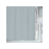 Spirella Primo Manhattan Textiel Polyester Douchegordijn, 240 x 200 cm, Zilver