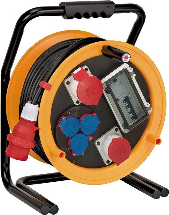 Brennenstuhl Brobusta 380 CEE 2 FI IP44 kabelhaspel