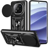Techsuit Housse pour Xiaomi Redmi Note 14 Pro Plus - Camshield Back Cover - Noir