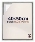 Dutch Frame Factory Baklijst 40x50 cm Zilver Mat MDF
