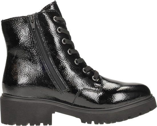 Rieker Veterschoenen Hoog - zwart - Maat 36 - Vrouwen