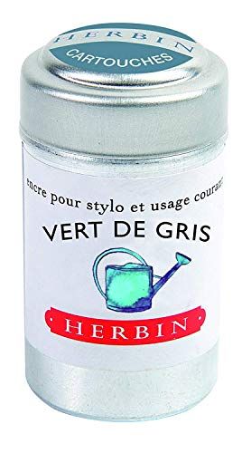 J. Herbin 20107T Inktpatronen - Groengrijs - 6 stuks