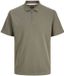 JACK&JONES JPRBLAETHAN SS ZIP POLO SN Heren Polo Smokey Olive