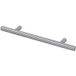 Gedotec Poignée de meuble LUNA en acier inoxydable, brossé mat Ø 12 mm, 272 x 12 x 192 mm