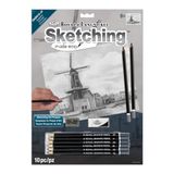 Royal & Langnickel 9 x 11 inch Kustpunt Voorgedrukte schetsen gemaakt eenvoudige tekening Set