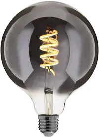 EcoDim Zigbee Globe Led Lamp Filament dimbaar E27 G125 Smokey CCT 1800-5000K 5W