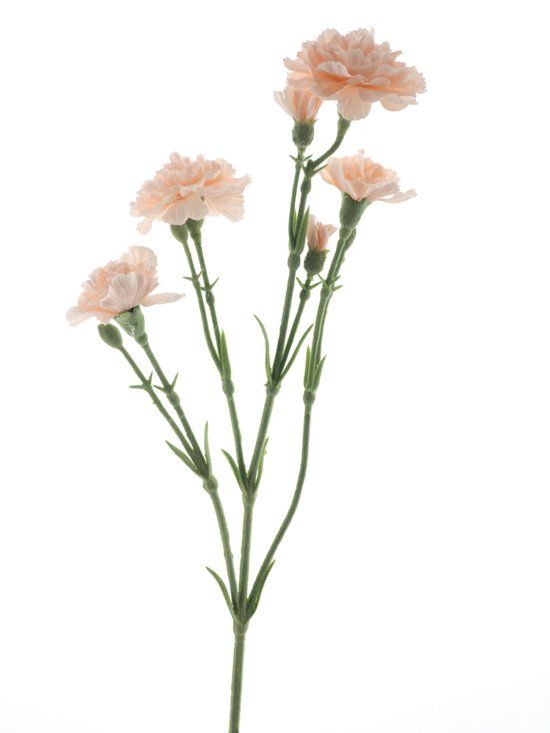 Erutan avon Dianthus Charly lt peach 62 cm kunstbloem