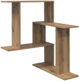 vidaXL Wandplank Artisanaal eiken 67 x 67 x 87 cm Bewerkt hout