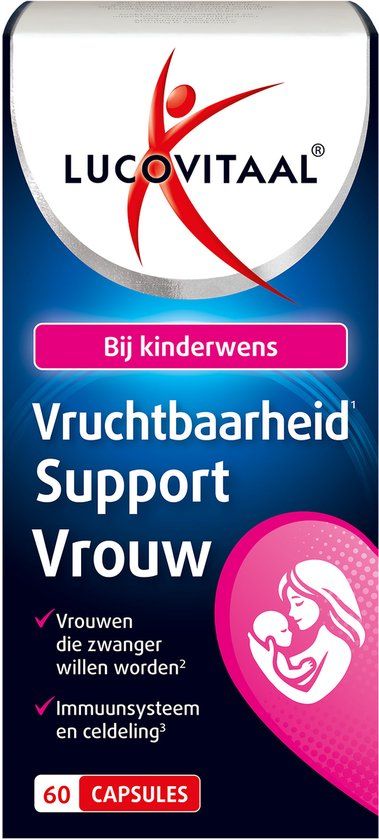 Lucovitaal Vruchtbaarheid support vrouw 60 Capsules