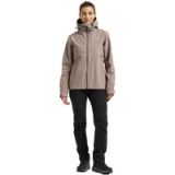 Didriksons TRINYA taupe functionele jas